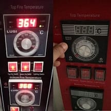 lusi meter or ike temperature meter gas pizza oven part