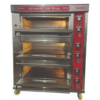 3 deck 6 tray gas pizza oven price in lucknow