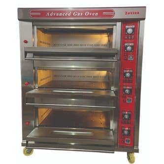 3 Deck 6 Tray Gas oven
